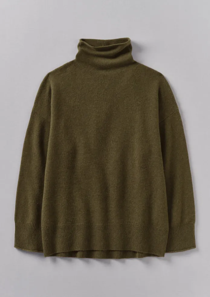 Women TOAST Cashmere | Loungewear-Roll Neck Wool Cashmere Sweater