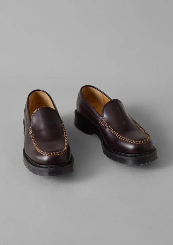 Women TOAST Shoes-Solovair Leather Loafers