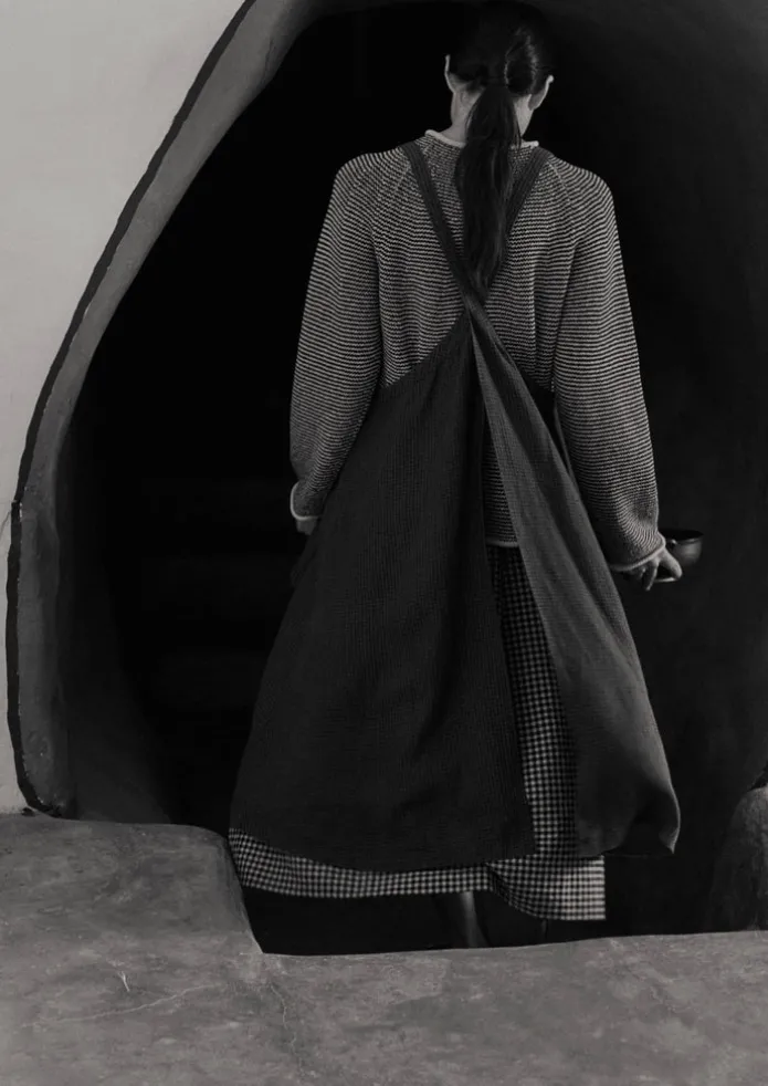 Women TOAST Linen | Jersey-Stripe Linen Cotton Sweater