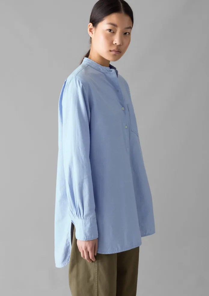 Women TOAST Workwear | Shirts-Taro Cotton Oxford Long Shirt