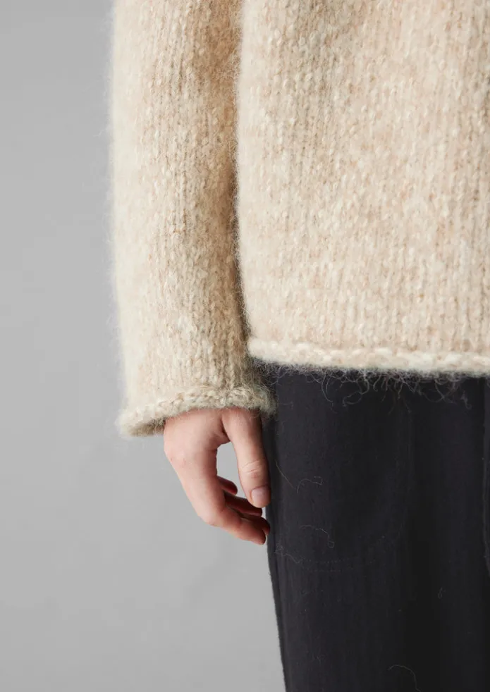 Women TOAST Jersey | Loungewear-Textured Cotton Alpaca Sweater