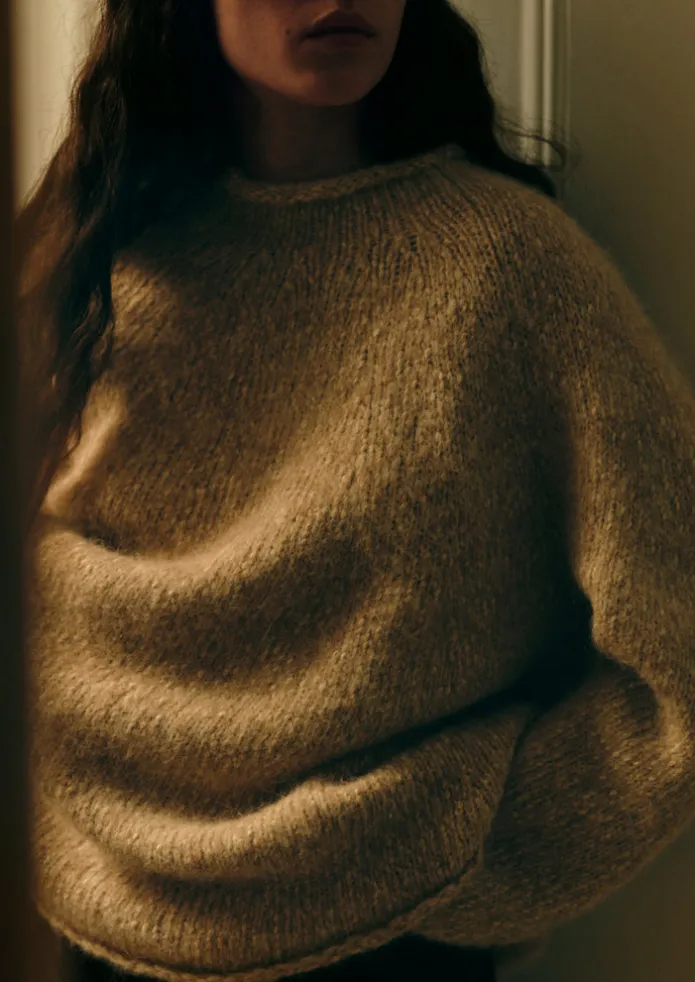 Women TOAST Jersey | Loungewear-Textured Cotton Alpaca Sweater