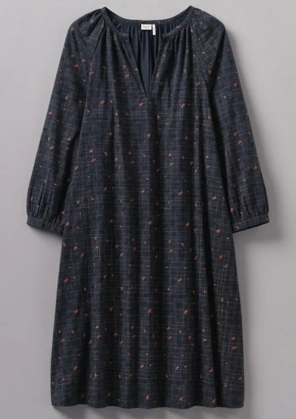 Women TOAST Nightwear | Loungewear-Trellis Floral Block Print Nightdress