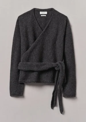 Women TOAST Knitwear-V-Neck Wool Wrap Cardigan
