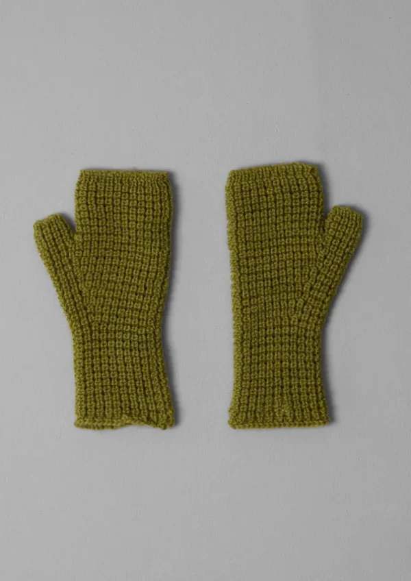 Women TOAST Hats, Scarves & Gloves-Waffle Stitch Fingerless Gloves