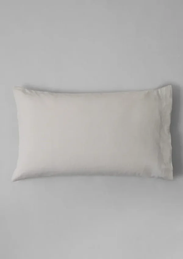 TOAST Textiles | Bed Linen-Washed Linen Cotton Housewife Pillowcase Set