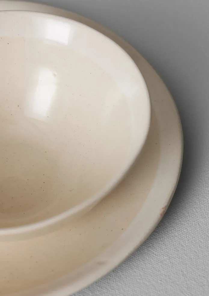 TOAST Ceramics | Tableware-Wonki Ware White Wash Pasta Bowl