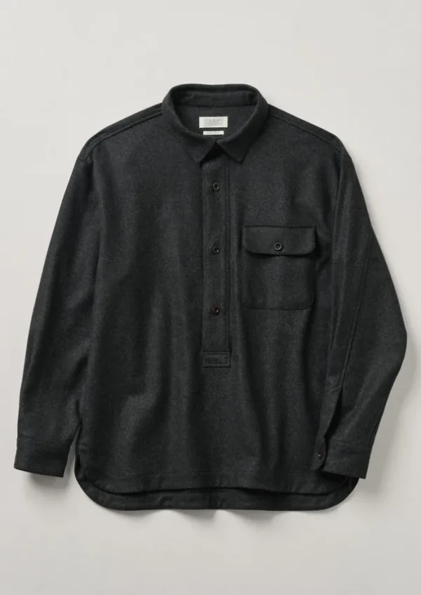 TOAST Shirts-Wool Cashmere Overshirt