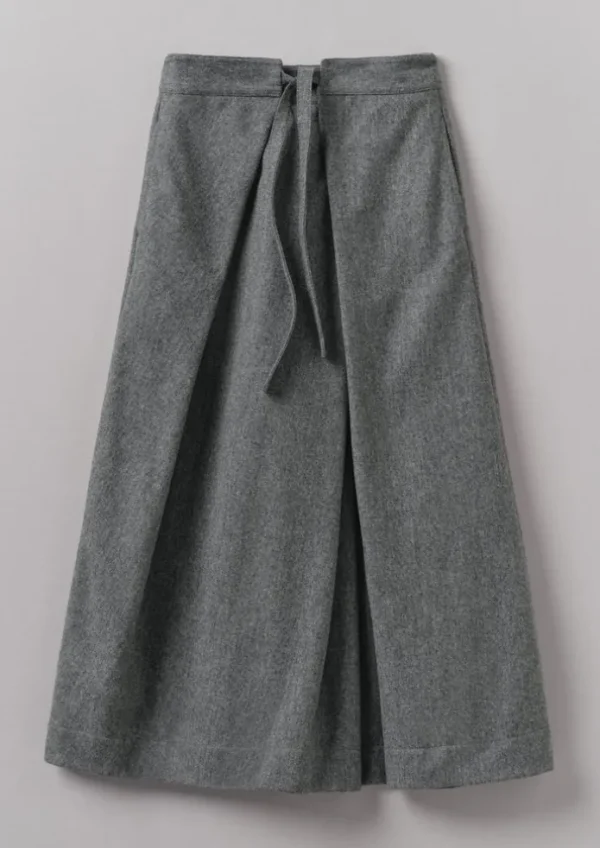 Women TOAST Skirts | Trousers-Wool Flannel Tie Front Culottes